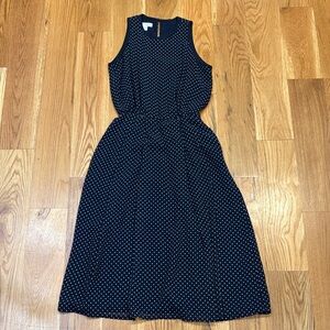 Women’s Vintage Ann Taylor Sleeveless Midi Dress, Size 4